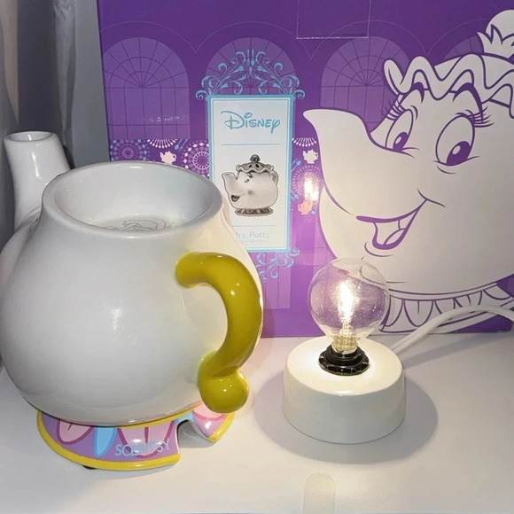 Scentsy Home DISNEY Beauty & The Beast Mrs. Potts Full Size Wax Warmer w/Box - Picture 14 of 15